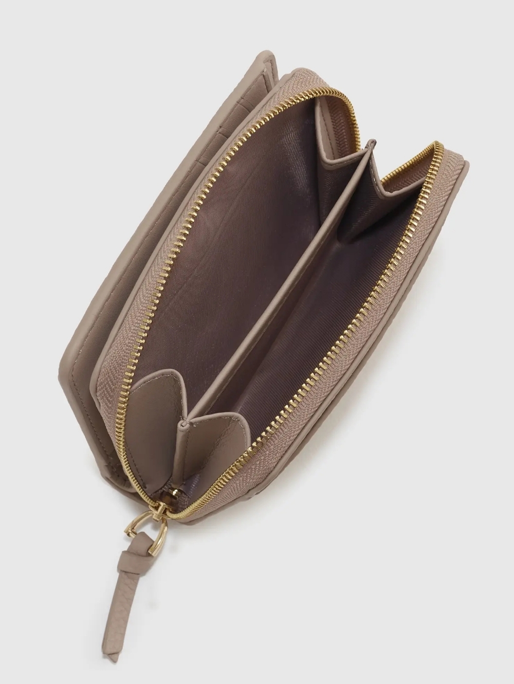Quince Italian Pebbled Leather Compact Wallet - Picture 2 of 16